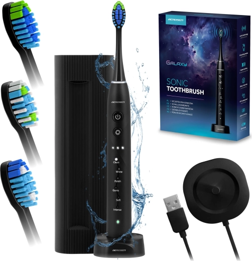 Sonický zubní kartáček Berdsen Galaxy černý