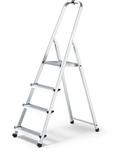 Hliníkové schůdky 1x4 s madlem HOME