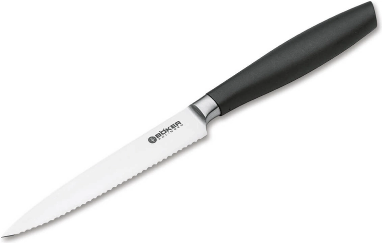 Böker Manufaktur Solingen Core Professional nůž na rajčata 12 cm, černý, syntetika
