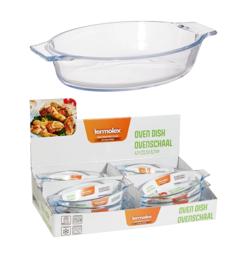 Skleněná žáruvzdorná nádoba 400 ml z borosilikátového skla