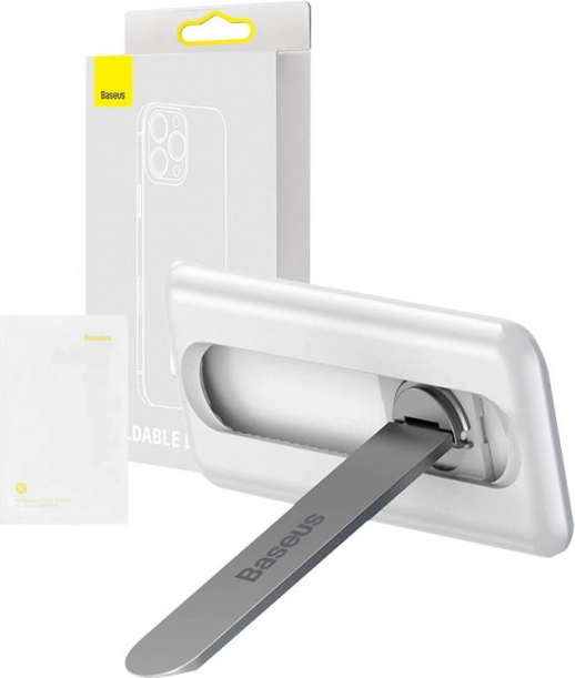 Skládací držák na telefon Baseus bílý