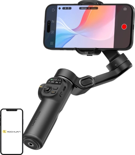 AOCHUAN Smart X2 standardní stabilizátor pro smartphone černý