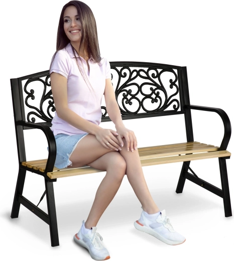 Zahradní lavice s opěrkou Sofotel Ivy 122 × 88,5 × 55,5 cm