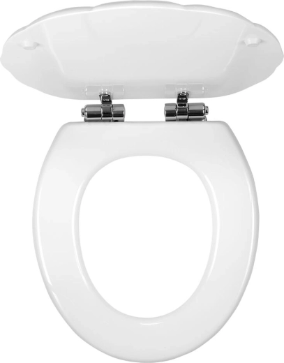 WC sedátko LYRA z dýhované MDF s pomalým sklápěním