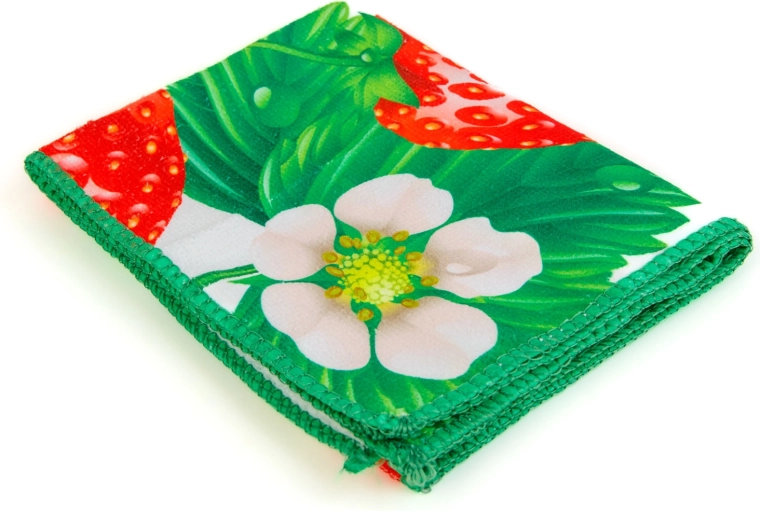 Mikrovláknová utěrka 40 × 60 cm - jahodová