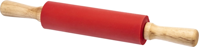 Silikonový váleček na těsto 37 cm červený
