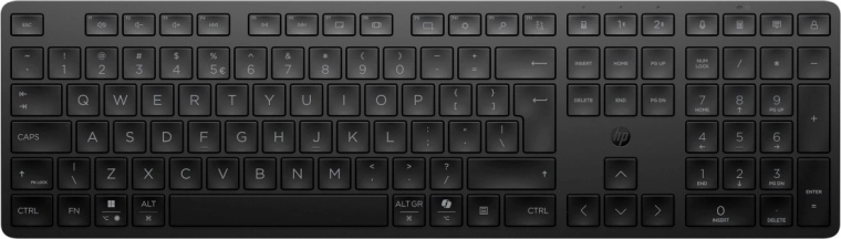 HP 490K vícezařízení bezdrátová klávesnice Dual‑Mode