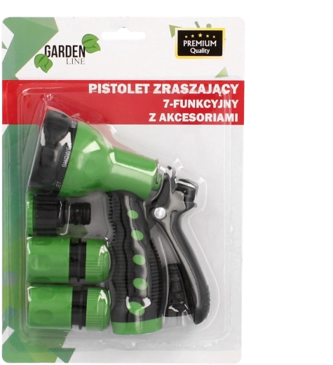 Zahradní postřikovač se 7 funkcemi s příslušenstvím