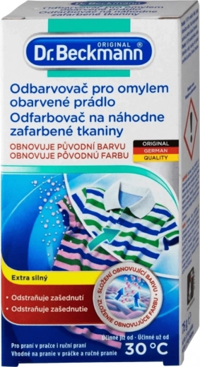 Dr. Beckmann odbarvovač na náhodně obarvené tkaniny 75 g