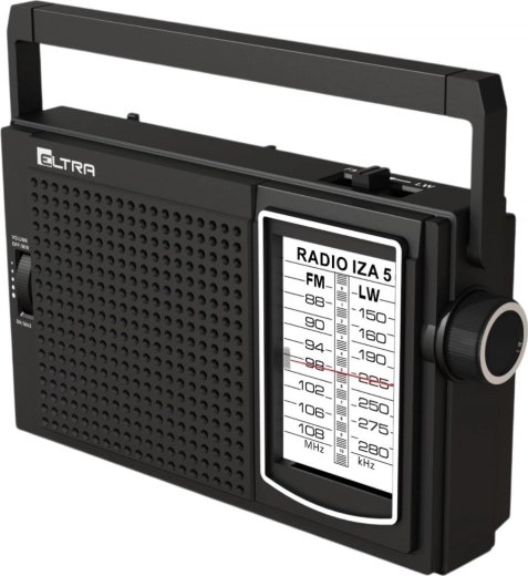Přenosné rádio IZA-5 černé