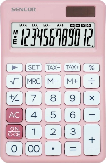 Stolní kalkulačka Sencor SEC 381 růžová