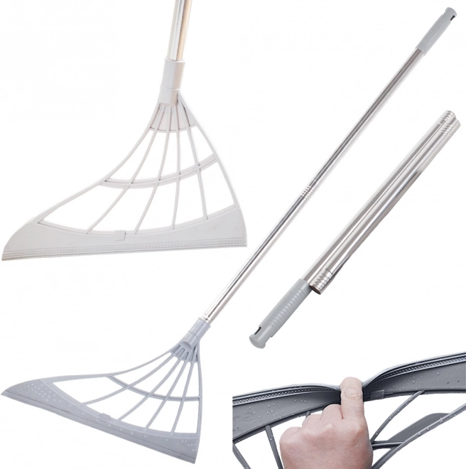 Silikonový kartáč na vodu se stěrkou