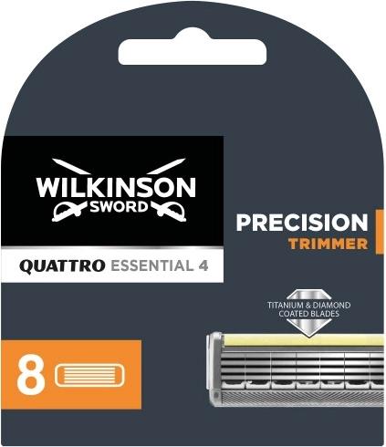 Wilkinson Quattro Essentials 4 náhradní čepele 8 ks