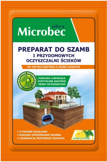Microbec Ultra enzymatický přípravek pro septiky a domácí čističky 25 g