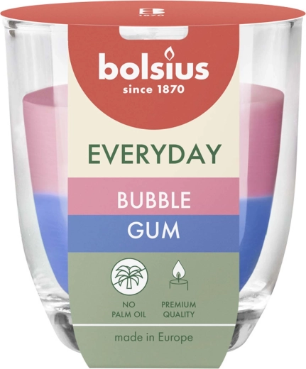 Vonná svíčka ve skle Bubble Gum 8 × 7 cm