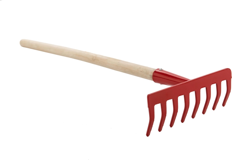 Dětské hrabičky s dřevěnou násadou 60 cm