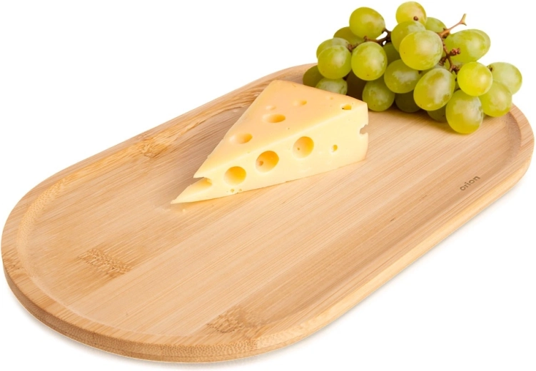 Bambusový oválný servírovací talíř 28 × 15 cm