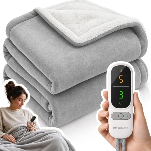 Elektrická vyhřívaná deka CozyHeat 160 W, šedá