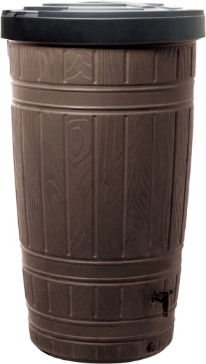 Sud na dešťovou vodu Woodcan 265 l hnědý