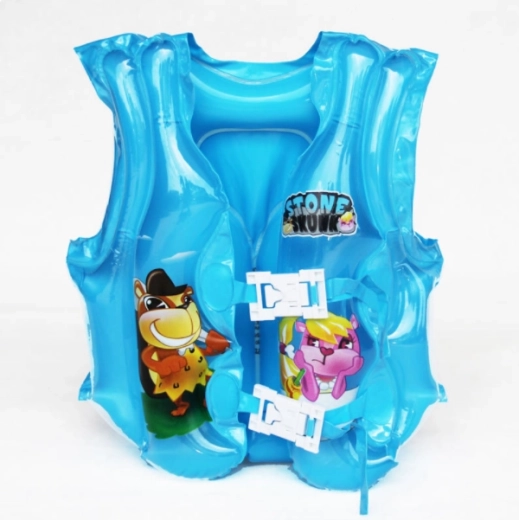 Nafukovací výuková plovací vesta pro děti – modrá