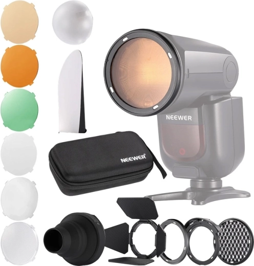 Neewer magnetická sada modifikátorů světla pro blesky s kulatou hlavou