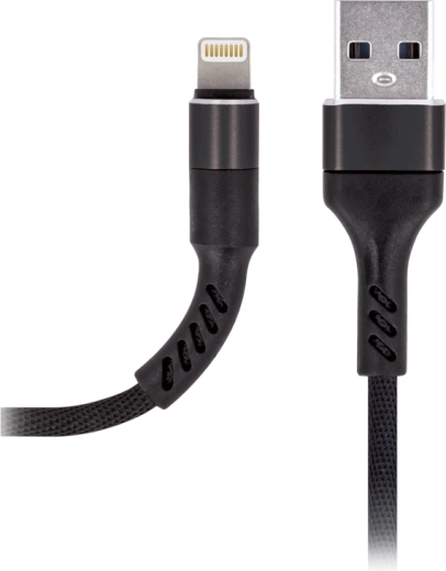 Maxlife nabíjecí kabel Lightning 2 A, 1 m, černý