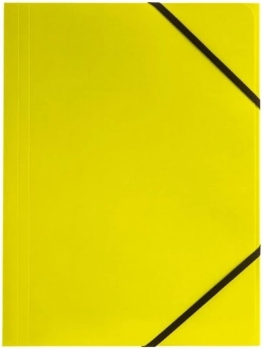 Kartonová složka s gumičkou A4, limetkově zelená