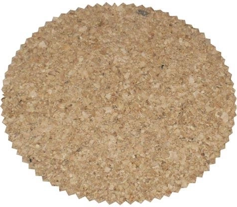 Korkové kulaté prostírání se zoubkovaným okrajem 10 cm, sada 6 ks