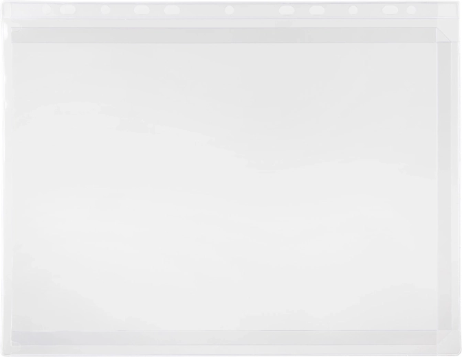 Průhledný obal na dokumenty s eurozávěsem PVC