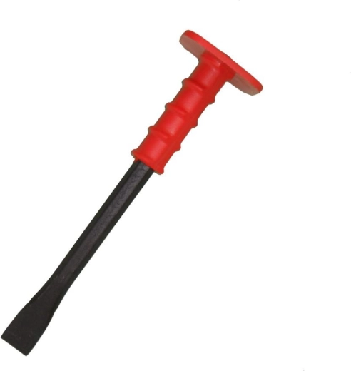 Plochý kamenický sekáč s PVC krytem 250 mm