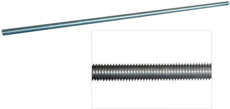 Závitová tyč M16 pozinkovaná DIN 975, třída 4.8, 1 m