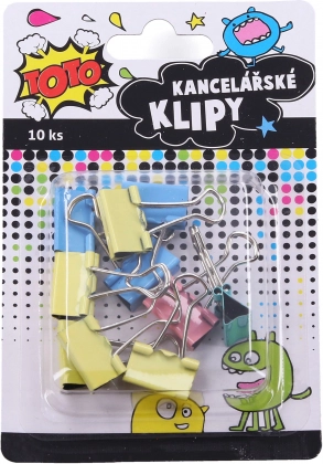 Kancelářské svorky 19 mm, sada 10 ks