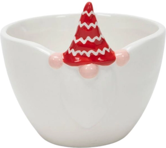 Miska se skřítkem 7 × 10 cm, bílá