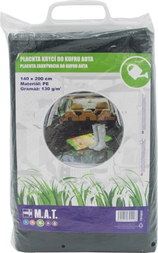 Krycí plachta do kufru auta 140 × 200 cm, PE 130 g/m²