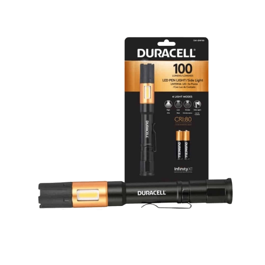 Duracell Pen Light DW100SE kapesní svítilna 100 lm, 2× AAA