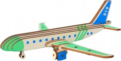 Dřevěné 3D puzzle Dopravní letadlo