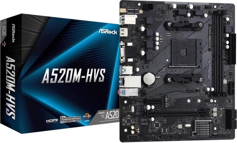 Základní deska ASRock A520M-HVS (AM4, mATX)
