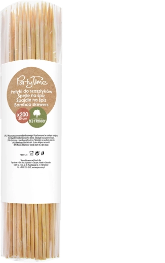 Bambusové špejle na špízy 20 cm ARPEX (200 ks)