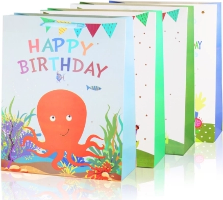 Dárková taška se zvířátky 24 × 18 cm