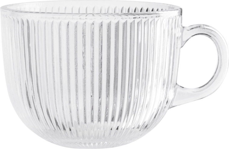 Skleněný hrnek Selena jumbo 510 ml