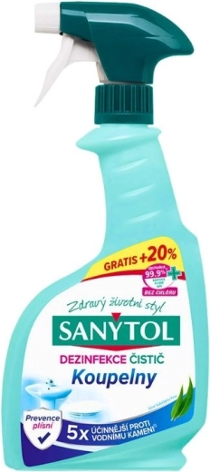 Sanytol dezinfekční čistič koupelna eukalyptus 500 ml