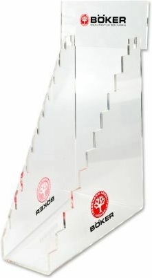 Akrylový stojan na 11 nožů BÖKER
