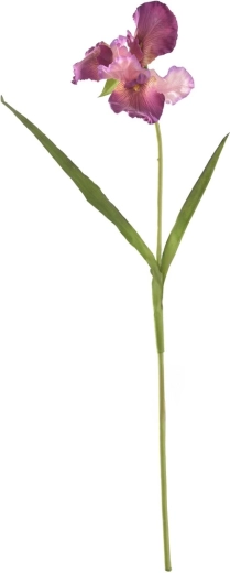 Umělý kosatec tmavě fialový 95 cm