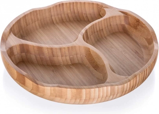 Dělená bambusová miska BRILLANTE 25 cm