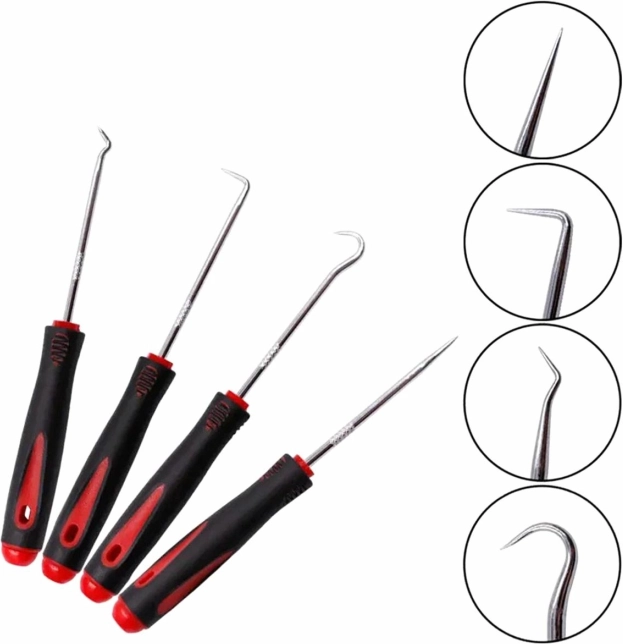 Sada háčků s rukojetí 4 ks