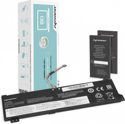 Movano baterie pro notebook Lenovo V130-15IGM / V330-15IKB / V530-14IKB / V530-15IKB (L17L2PB3) 4750 mAh 37 Wh