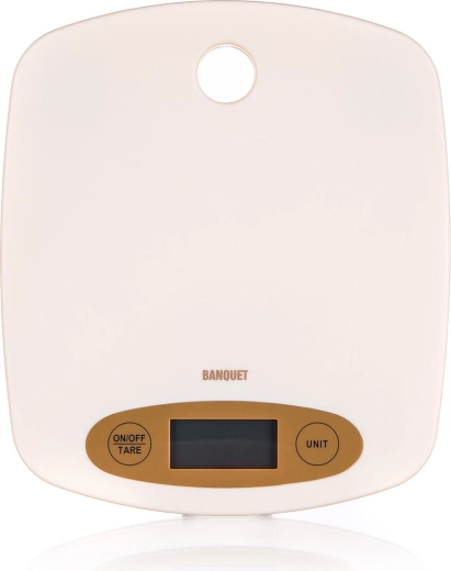 Digitální kuchyňská váha BANQUET Culinaria Cream 5 kg