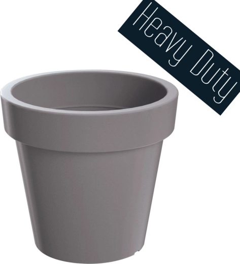 Květináč Lexo Round 60 cm – šedý kámen