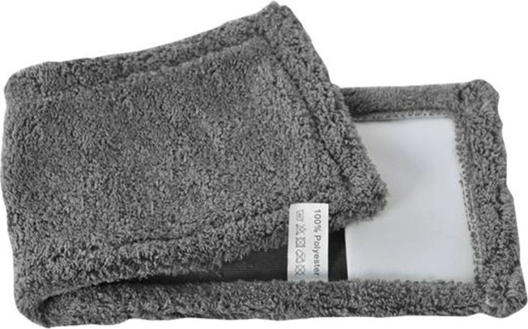 Náhradní hlavice k plochému mopu TORO, šedá, mikrovlákno 42,5 × 13,5 cm