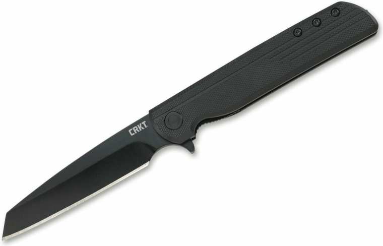 Kapesní zavírací nůž CRKT LCK+ Blackout s asistovaným otevíráním 8,2 cm
